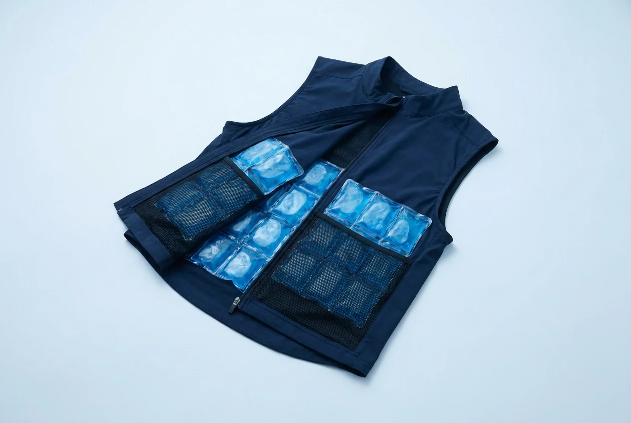 PCM cooling vest with phase-change packs