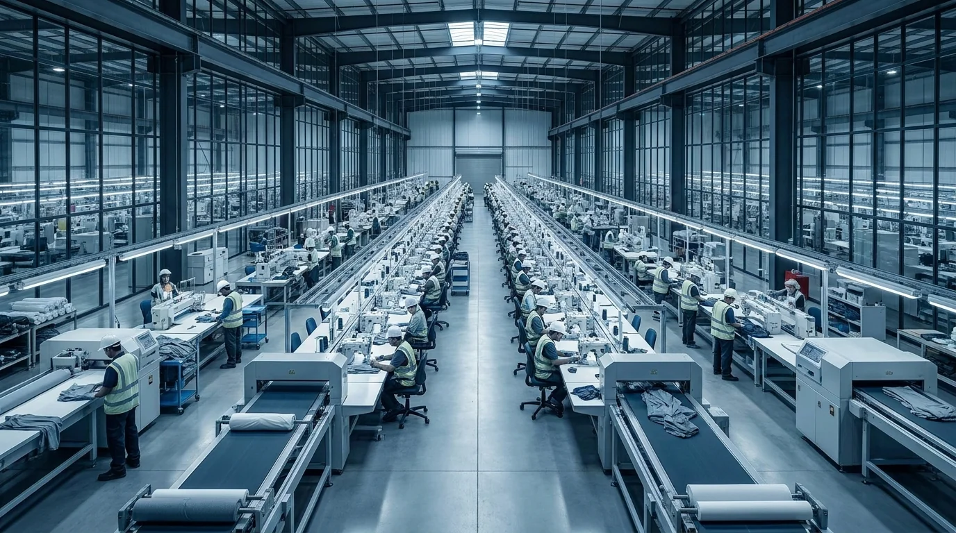 IceBear Care factory production hall for cooling and heating products
