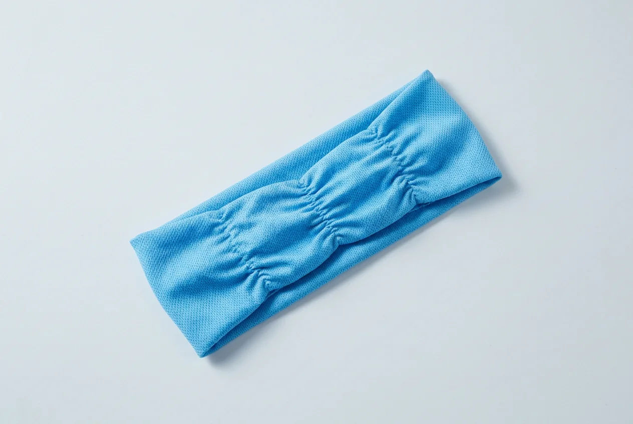Evaporative cooling headband