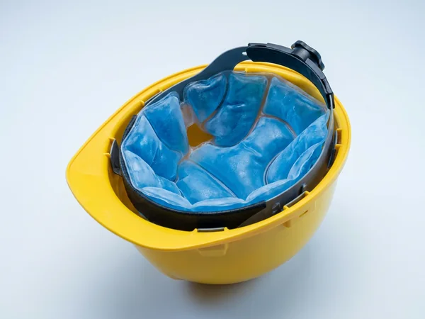 PCM helmet cooling pad insert for a hard hat